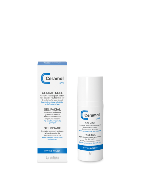 UNIF CERAMOL GEL FACIAL 50 ML.